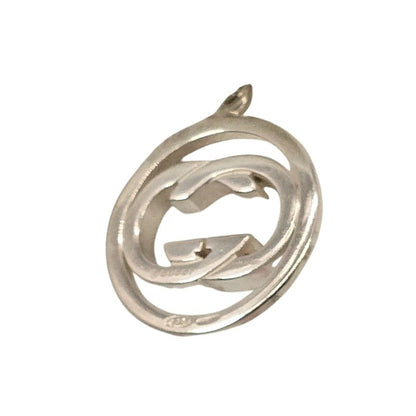 Gucci Necklace Doppia G Interlocking Pendant