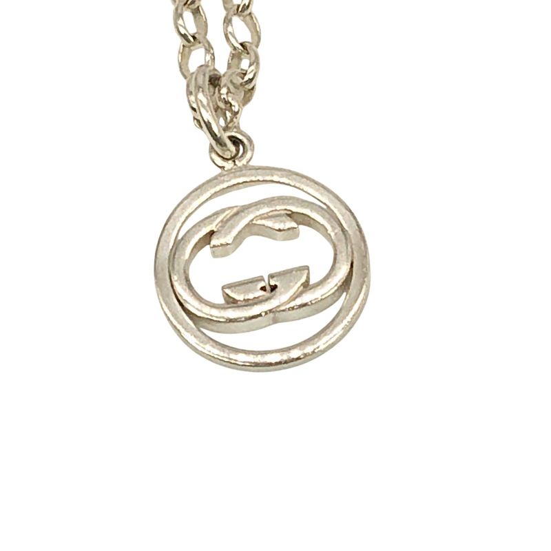 Gucci Necklace Doppia G Interlocking Pendant