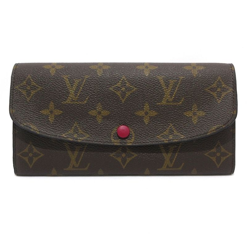 Louis Vuitton Monogram Portefeuille Emily Long Wallet M60697 (new Shape )