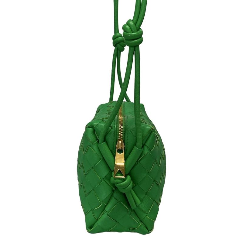 Bottega Veneta Shoulder Bag Mini Loop Camera Bag 680254 Paraquito (green)