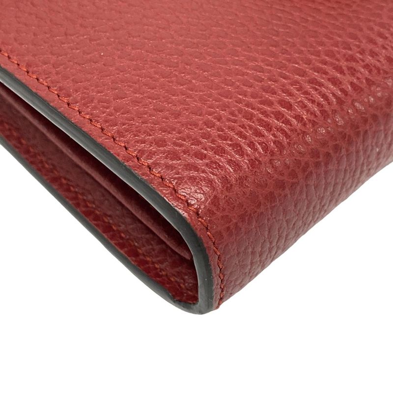 Gucci Wallet Dionysus Leather Mini Chain Bag 401231 Bordeaux Chain Wallet W/