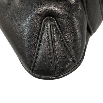 Gucci Shoulder Bag Horsebit 764339 Black Leather