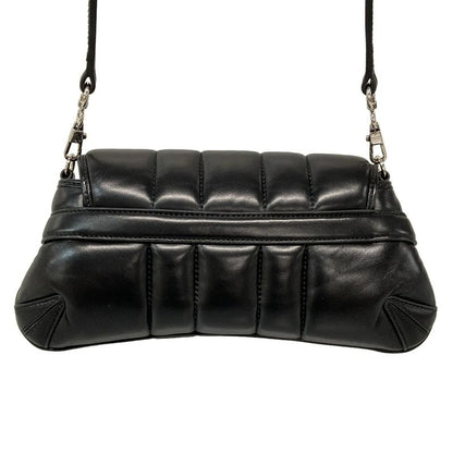 Gucci Shoulder Bag Horsebit 764339 Black Leather