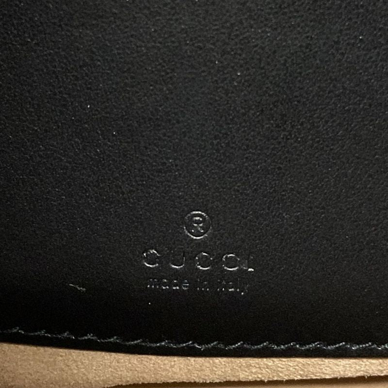 Gucci GG Marmont Mini Shoulder Bag 746431 Black Leather