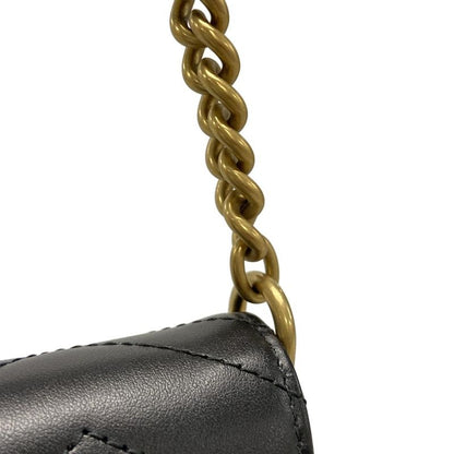 Gucci GG Marmont Mini Shoulder Bag 746431 Black Leather
