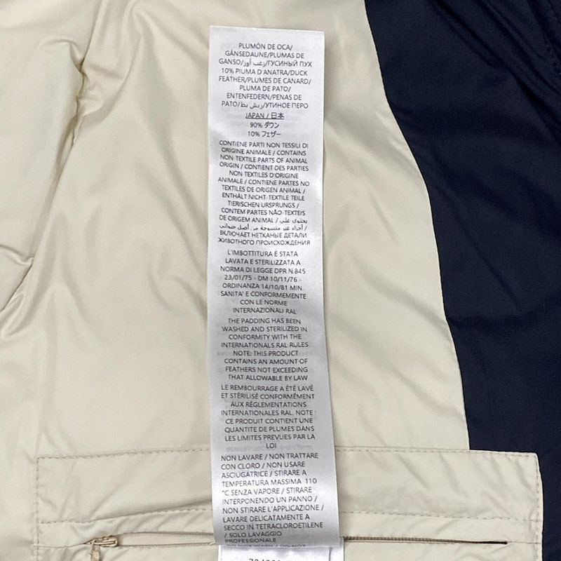 Gucci Down Jacket Size 44 S Men's - 794822 Z8bta Navy And White Down