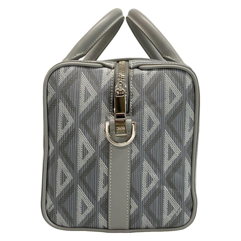 Dior/christian Dior Handbag CD Diamond/rango 26 Gray And Light Gray Mini Boston