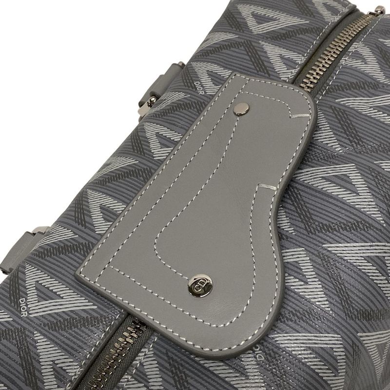 Dior/christian Dior Handbag CD Diamond/rango 26 Gray And Light Gray Mini Boston