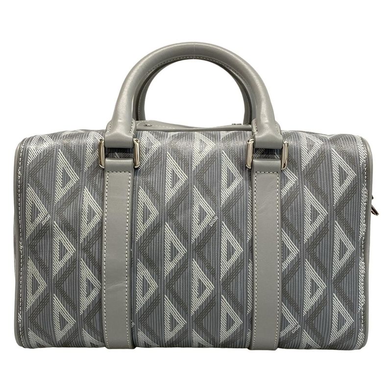 Dior/christian Dior Handbag CD Diamond/rango 26 Gray And Light Gray Mini Boston