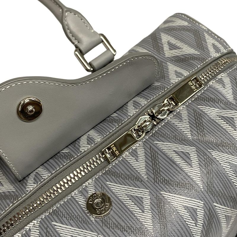 Dior/christian Dior Handbag CD Diamond/rango 26 Gray And Light Gray Mini Boston