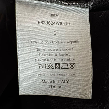 Dior Homme Short Sleeve T-shirt Size S Men - 663j624w8510 Black Crew Neck