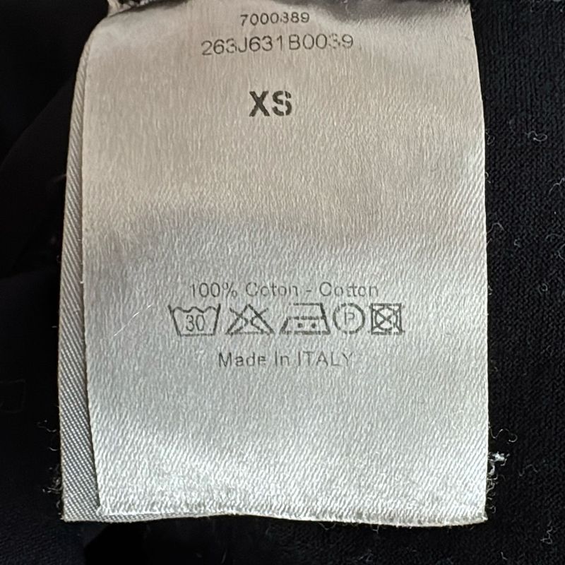 Dior Homme Short Sleeve T-shirt Size XS Men - 263j631b0039 Black V-neck/bee