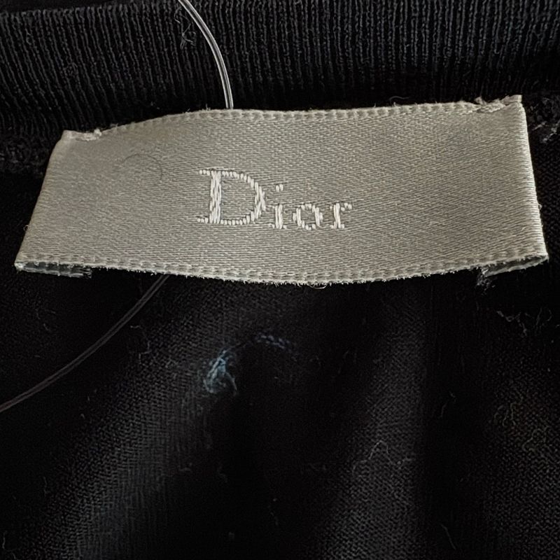 Dior Homme Short Sleeve T-shirt Size XS Men - 263j631b0039 Black V-neck/bee