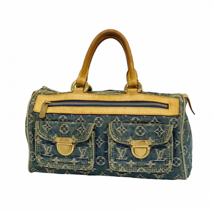 Louis Vuitton Monogram Denim Neo Speedy M95019 Blue Women's Handbag