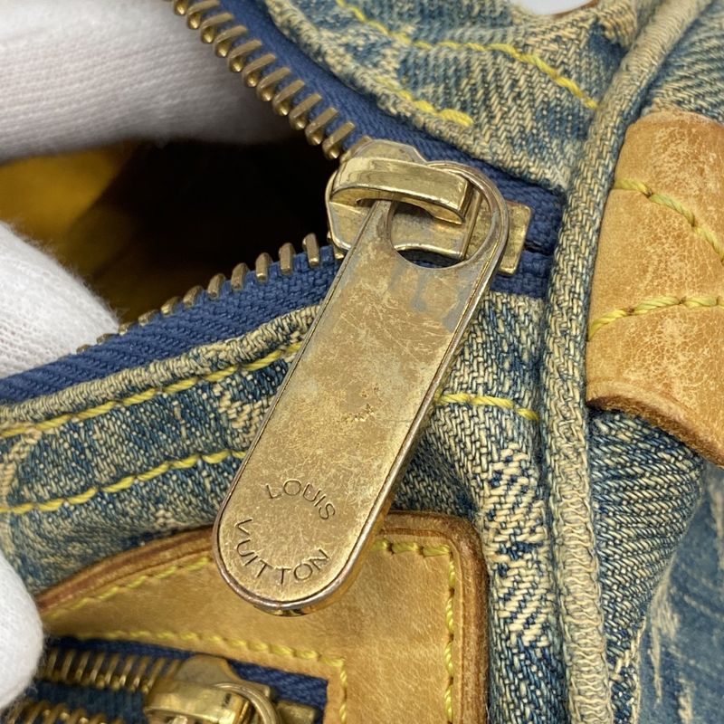 Louis Vuitton Monogram Denim Neo Speedy M95019 Blue Women's Handbag