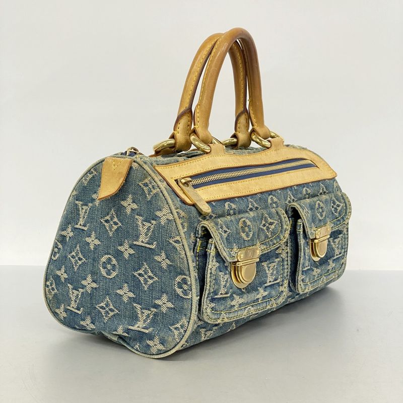 Louis Vuitton Monogram Denim Neo Speedy M95019 Blue Women's Handbag