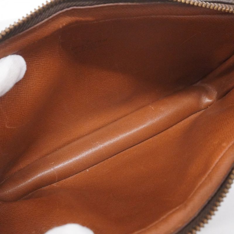 Louis Vuitton Clutch Bag Monogram Marly Dragonne PM M51827 Brown Men's