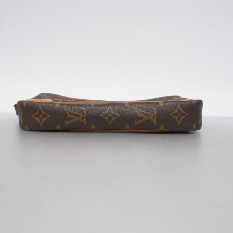 Louis Vuitton Clutch Bag Monogram Marly Dragonne PM M51827 Brown Men's