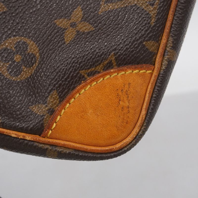 Louis Vuitton Clutch Bag Monogram Marly Dragonne PM M51827 Brown Men's
