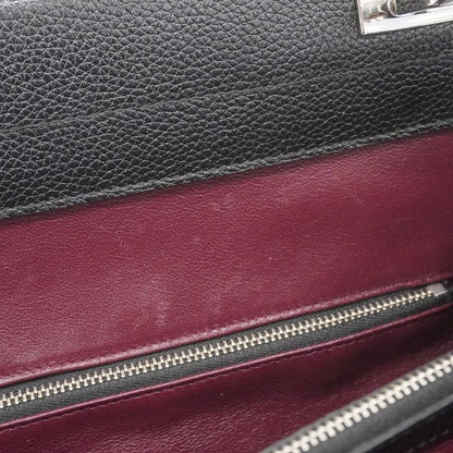 Gucci Handbag Horsebit Zumi 564714 Leather Black Gold/silver Hardware 2way Bag