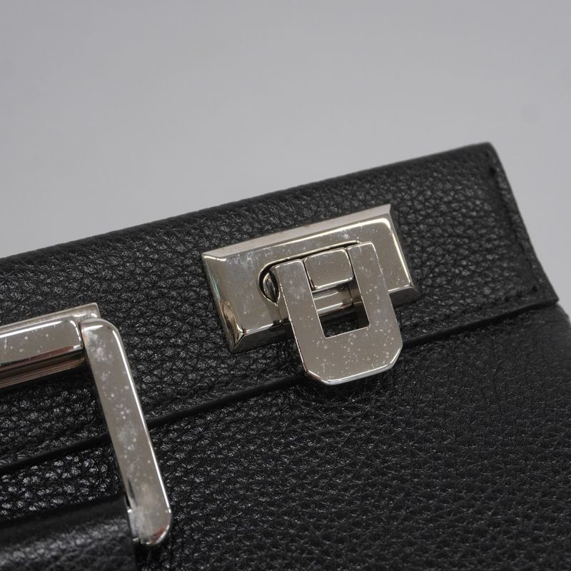 Gucci Handbag Horsebit Zumi 564714 Leather Black Gold/silver Hardware 2way Bag