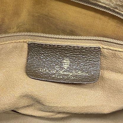 Gucci Handbag GG Supreme/sherry Line 39 02 007 PVC Brown Gold/silver Hardware