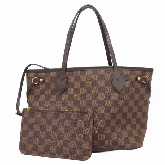 Louis Vuitton Damier Neverfull PM N41359 Ebene Womens Tote Bag