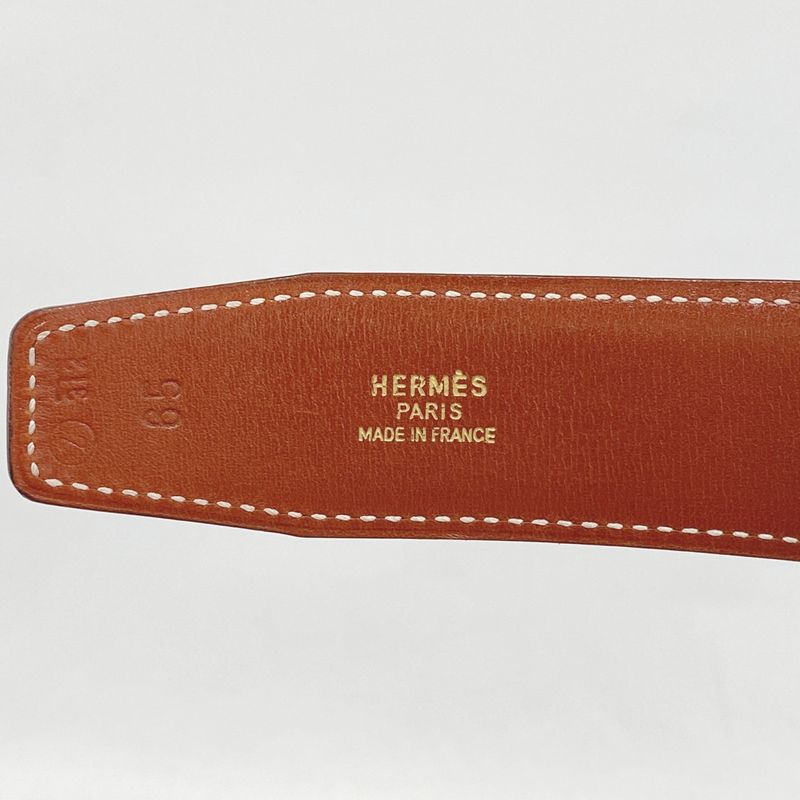 Hermes Belt Constance Belt Box Calf Black Brick Gold Hardware Z Engraved Men