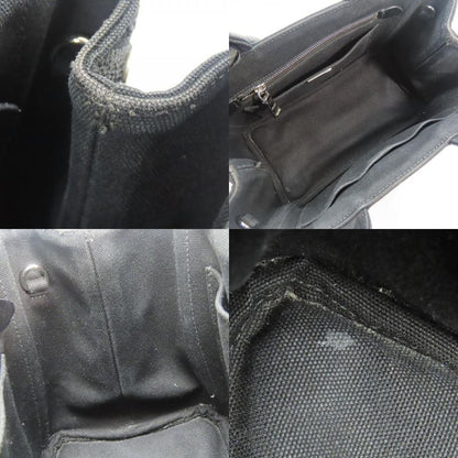 Prada Handbags Canapa 1bg439 Triangle Canvas NERO Black 2WAY Shoulder Everyday