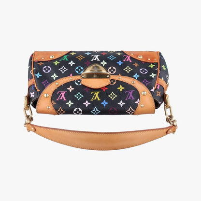 Louis Vuitton Beverly MM Noir Black Monogram Multicolor M40204 Fl2018