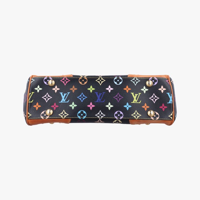 Louis Vuitton Beverly MM Noir Black Monogram Multicolor M40204 Fl2018