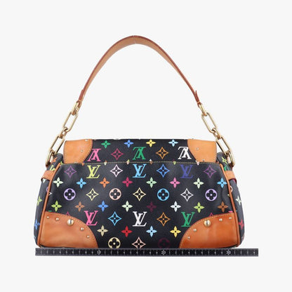 Louis Vuitton Beverly MM Noir Black Monogram Multicolor M40204 Fl2018