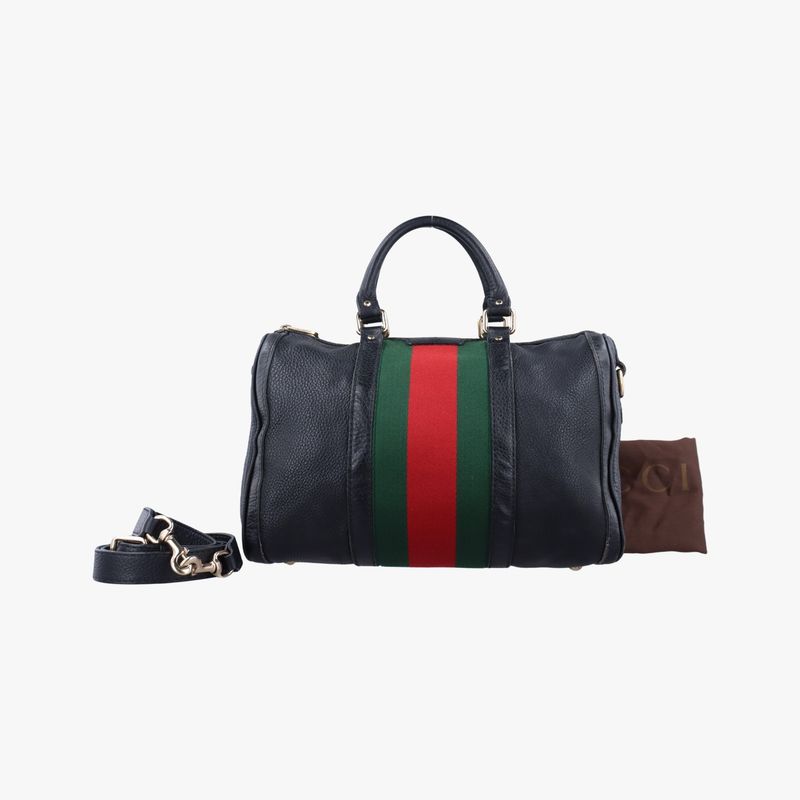 Guccisherry Line Black X Green X Red Leather 247205 D018965413