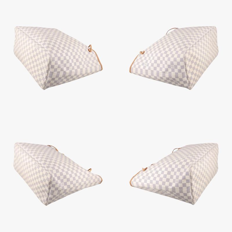 Louis Vuittonneverfull GM Azure Damier Canvas N51108 Fl4039