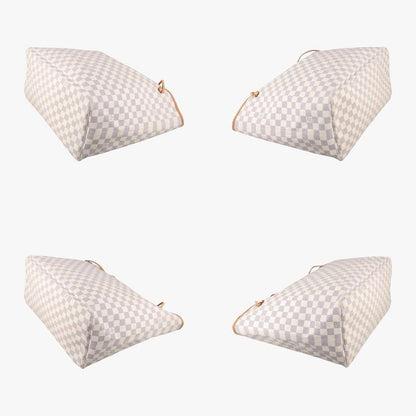 Louis Vuittonneverfull GM Azure Damier Canvas N51108 Fl4039