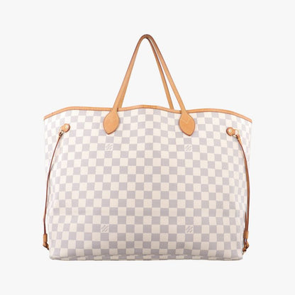 Louis Vuittonneverfull GM Azure Damier Canvas N51108 Fl4039