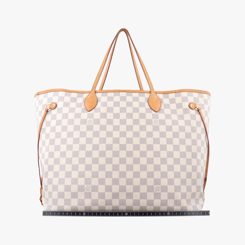 Louis Vuittonneverfull GM Azure Damier Canvas N51108 Fl4039