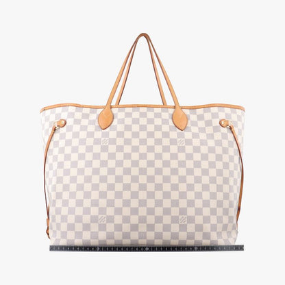 Louis Vuittonneverfull GM Azure Damier Canvas N51108 Fl4039
