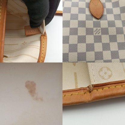Louis Vuittonneverfull GM Azure Damier Canvas N51108 Fl4039