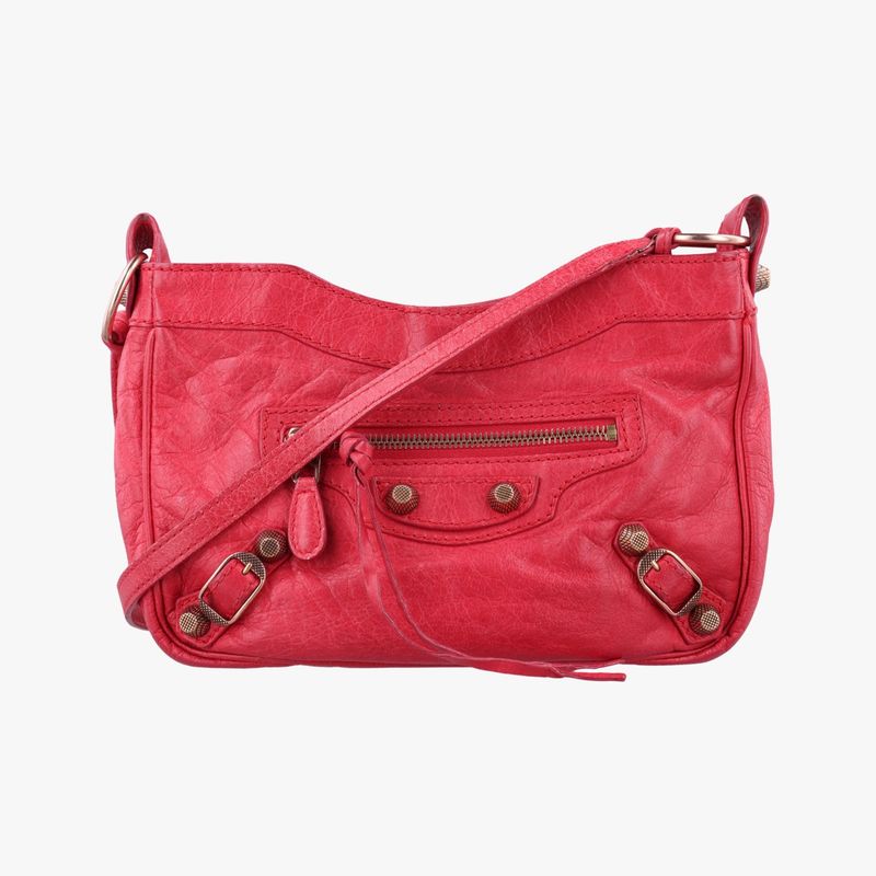 Balenciaga Motocross Giant Classic Hip Red Lamb Skin 2372035740 K002123