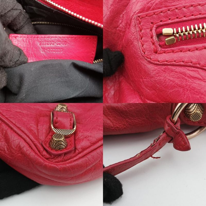 Balenciaga Motocross Giant Classic Hip Red Lamb Skin 2372035740 K002123