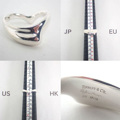 Tiffany & Co 925 Curved Wave Ring / #9.5/j85-3