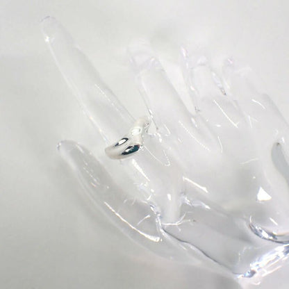 Tiffany & Co 925 Curved Wave Ring / #9.5/j85-3