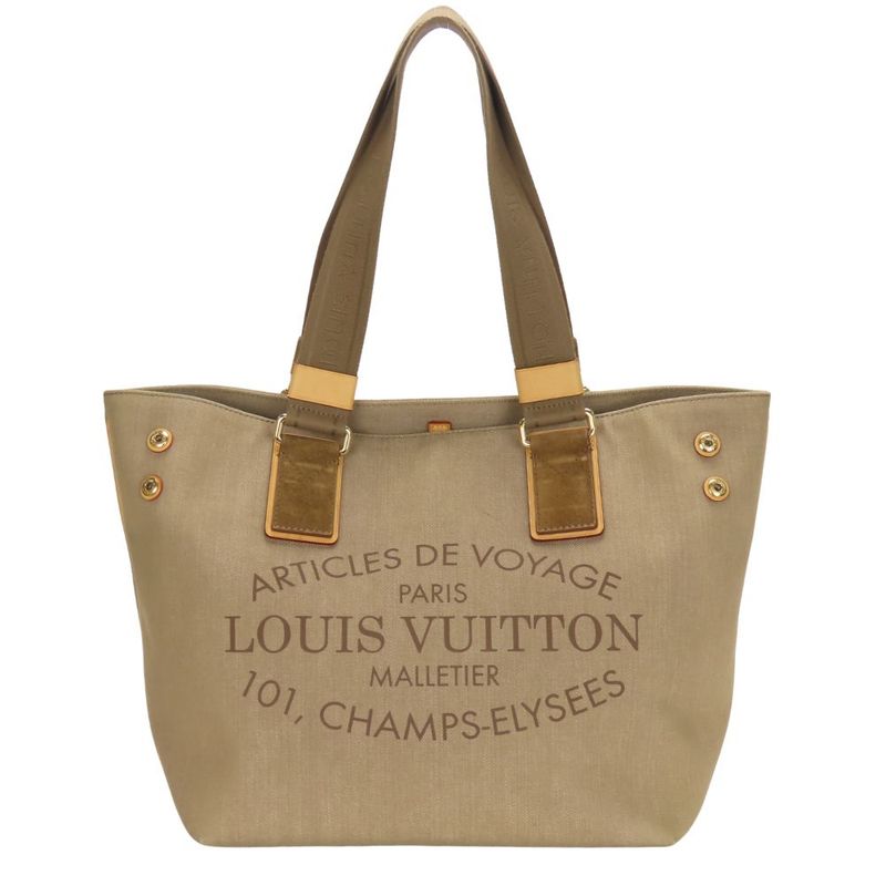 Louis Vuitton Tote Bag Plan Soleil Cabas PM M94144 2012 Canvas Nubuck Leather