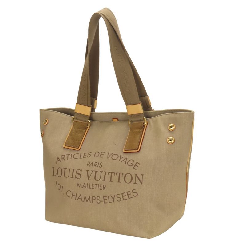 Louis Vuitton Tote Bag Plan Soleil Cabas PM M94144 2012 Canvas Nubuck Leather