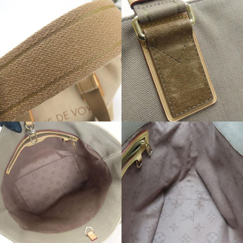 Louis Vuitton Tote Bag Plan Soleil Cabas PM M94144 2012 Canvas Nubuck Leather