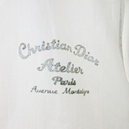Dior Homme Dior Homme 22SS Atelier Embroidered Shirt Long Sleeves 38 White 1104