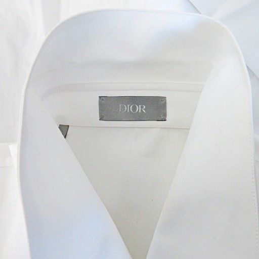 Dior Homme Dior Homme 22SS Atelier Embroidered Shirt Long Sleeves 38 White 1104
