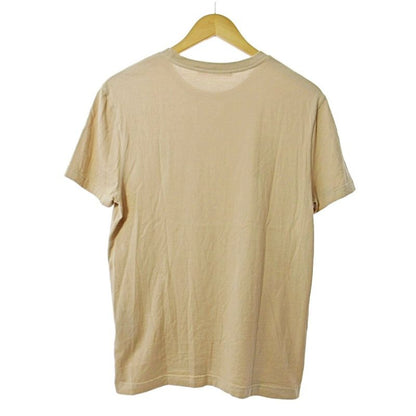 Louis Vuitton Logo Embroidery T-shirt Cut And Sewn Short Sleeves XS Beige 1105