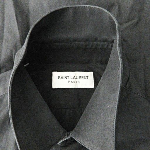 Saint Laurent Paris 2021 Shirt Long Sleeves Black - MNK2